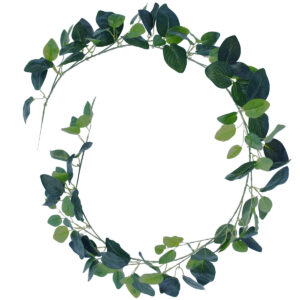 Artificial Birch Garland 190cm Elegant Mixed Green Leaves Quality ROHS Compliant