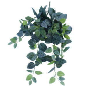 Artificial Fittonia Hanging Garland Bush 80cm Vibrant Colors Quality Plastic Hand Attached Leaves