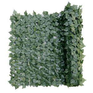 Double Sided Ivy Rolls  x 1m Fake Ivy Fence for Patios Balconies and More