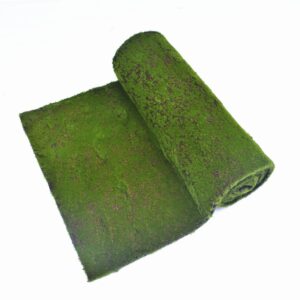 Artificial Moss Wall Covering 200cm x 50cm Lush Green Fake Moss Mat for Decorations