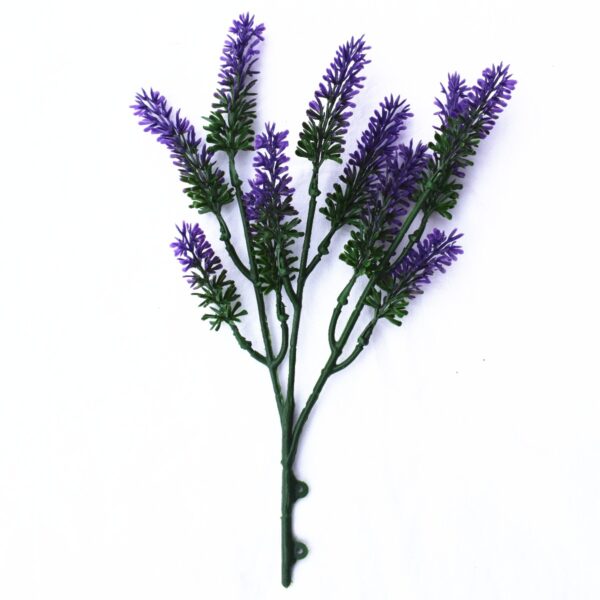 Artificial Lavender Wall Plant Fire Tested & UV Protected 26cm Garden Decor