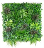 Coastal Greenery Vertical Garden UV Resistant 100x100cm Realistic Brown Grasses