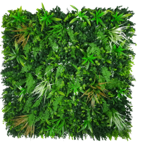 Artificial Wild Tropics Vertical Garden UV Stabilised 1m x 1m Exotic & Lush Foliage