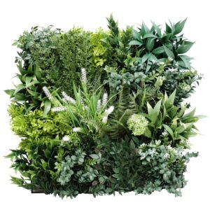 Garden of Eden Bespoke Vertical Garden UV Resistant 1m x 1m Realistic Lush Greenery