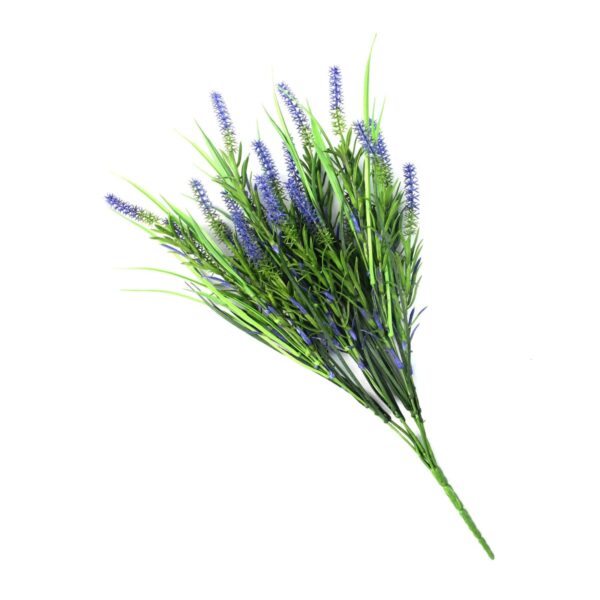 Artificial Long Stem Purple Lavender Plant UV Resistant 50cm Realistic Look No Pruning