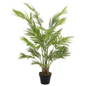 Artificial Potted Areca Palm Tree 120cm Hand Crafted Realistic Foliage Indoor Decor