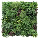 Country Fern Vertical Garden Green Wall UV Resistant 100cm x 100cm Lush Lifelike Foliage Easy DIY Installation