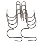 Stainless Steel Hanging Hooks 9cm x 7cm High Quality Perfect for Indoors/Outdoors