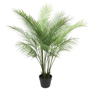 Artificial Modern Areca Palm Tree 120cm Lifelike Leaves & Trunk Low Maintenance