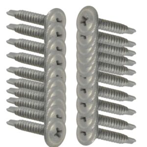 Self Drilling Cement Sheet/Blueboard Screws 20mm Attach Artificial Green Wall Panel 20pc