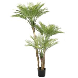 Artificial Parlour Palm Tree 180cm UV Resistant Real Touch Leaves Indoor/Outdoor    Enhance any space with this stunning UV resistant artificial palm tree. Realistic foliage and easy maintenance make it a top choice for interior designers. Handmade for maximum impact.    UV Resistant Artificial Parlour Palm Tree Realistic Foliage 180cm Height    Transform your space with this beautiful artificial palm tree. Perfect for indoor or outdoor use its real touch leaves and high quality design will impress even the toughest critics. Handmade for maximum impact.