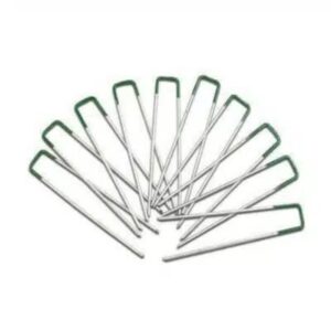 Artificial Grass Roll Pegs Strong Galvanized Metal Pegs for DIY Installation 10 Pieces