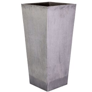 Sustainable Tall Tapered Square Planter High Quality Recycled Materials 70cm