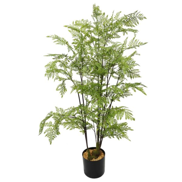 Faux Natural Fern Tree 90cm Tropical Green Oasis Decorative Plant No Maintenance