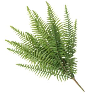 Artificial Fern (Lady Fern) 50cm UV Resistant Vivid Green Color Slender Leaves Indoor/Outdoor