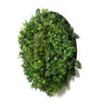 Artificial Green Wall Disc Mixed Fern Ivy Elegant Evergreen Vertical Garden Decor