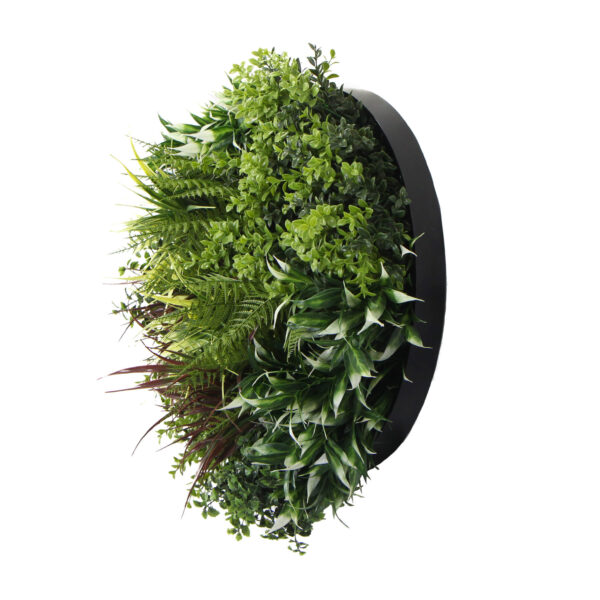 Artificial Green Wall Disc Vertical Garden UV Resistant High Impact Evergreen Decor