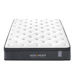 Eurotop Mattress Double Latex Foam Hypoallergenic Medium Firm Pocket Spring