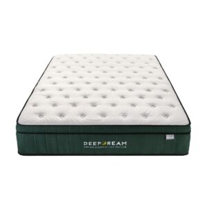 King Size Cool Gel Memory Foam Mattress Hypoallergenic Green Tea Infused 5 Zone