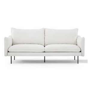 Jasmine Boucle Sofa 3 Seater Contemporary Cream Comfortable Sturdy Versatile Design