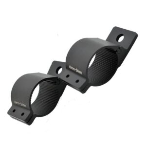 Bullbar Mounting Bracket Clamp for LED Light Bar Spotlights Antenna Black Aluminum