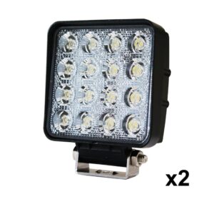 LED Work Lights Flood Beam Off Road Camping Fishing 6500K IP68 Waterproof