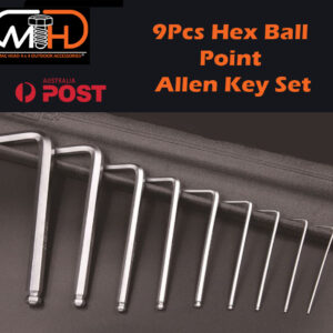 Long Arm Allen Keys Set Metric Ball End Extra Reach Durable Vanadium Steel Kit