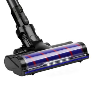 Cordless Handstick Vacuum Cleaner Head Tangle Free with LED Headlight Soft Roller