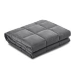 Weighted Blanket for Kids Heavy Gravity Microfibre Cover Deep Sleep Comfort Calming Grey