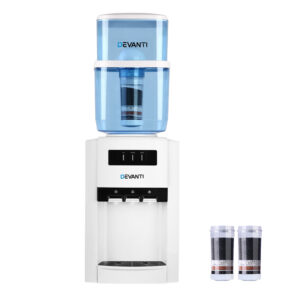 Bench Top Water Cooler Dispenser Purifier Hot Cold Room Temperature Tap Filter