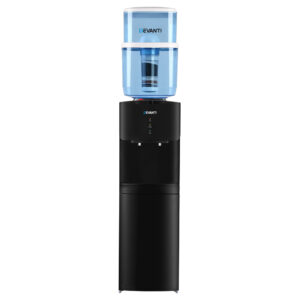 Water Cooler Dispenser Chiller Dual Tap 6 Stage Filter Child Lock Office Black