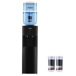 Water Cooler Dispenser Hot Cold Dual Tap 6 Stage Filtration Child Lock Safety