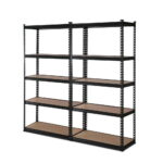 Steel Shelving Unit Heavy Duty Adjustable 5 Tier Garage Storage Rack