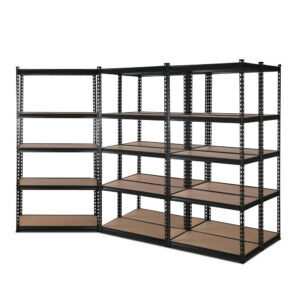 Steel Warehouse Shelving Unit Heavy Duty Adjustable 5 Tier Garage Storage Rack