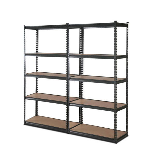 Industrial Steel Shelving Unit Heavy Duty Adjustable 5 Tier Garage Storage Rack