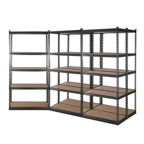 Industrial Steel Shelving Unit Adjustable 5 Tier Garage Storage Rack Heavy Duty