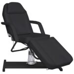 Massage Table Black 180x62x(87-112) cm