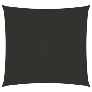 Sunshade Sail Oxford Fabric Square 3x3 m Anthracite