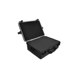 Lockable Transport Hard Case Black Foam Padded Dust-Proof Storage Protective Box