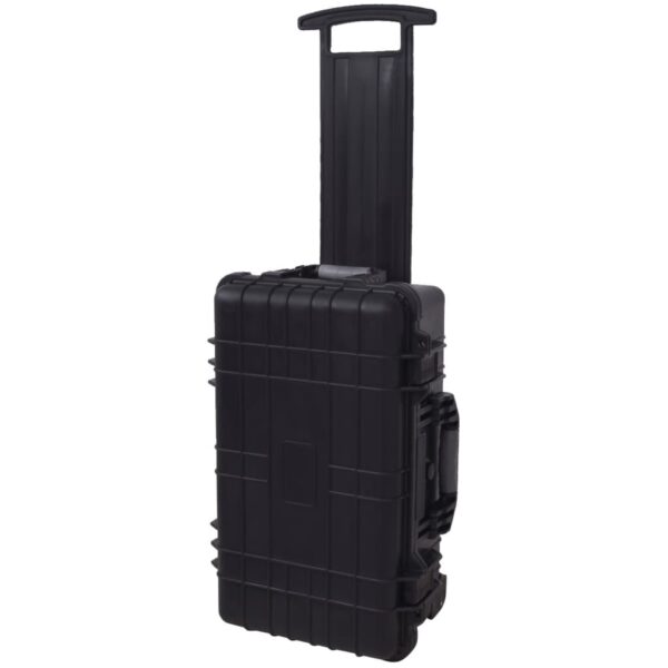 Wheel-equipped Tool/Equipment Case with Pick & Pluck