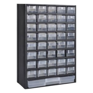 Multi-Drawer Organizer Cabinet for Tools  Crafts  DIY Storage Wall Mountable