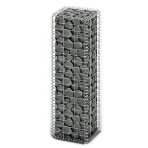 Galvanized Steel Gabion Basket Retaining Wall Garden Decor Wire Mesh Rock Cage