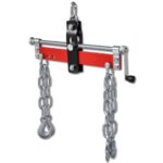 Heavy Duty Engine Leveller Shop Crane Balancer Adjustable Steel Red Silver Handle