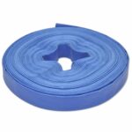 Durable PVC Water Delivery Hose Flexible Weather Resistant Blue Fire Hose