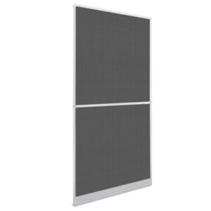 White Hinged Insect Screen for Doors 100 x 215 cm