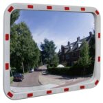 Rectangular Convex Safety Mirror Outdoor Reflective Traffic Security Wide Angle