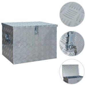 Aluminium Storage Box Lightweight Lockable Rust Resistant Easy Clean for Travel