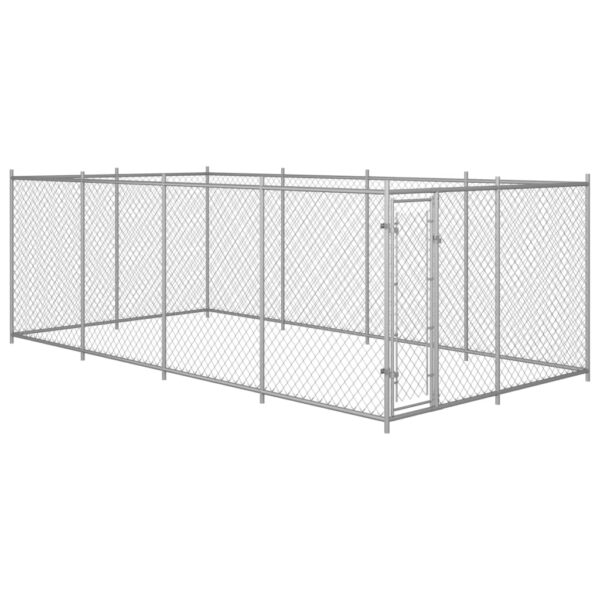 Outdoor Dog Kennel 8x4x2 m