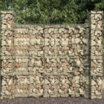 Galvanised Steel Gabion Baskets Set for Retaining Walls Garden Landscaping