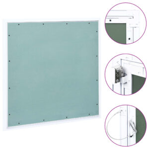 Aluminium Frame Access Panel Green Plasterboard Easy Install Wall Ceiling Door